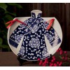 長城瓷藝--錦繡年華-青花服飾陶藝掛盤 商務禮品 長輩禮品