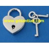 供應心形金屬掛鎖