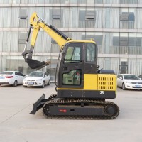 廠家直銷3.5噸挖掘機 推鏟加厚挖掘機 農用挖掘機