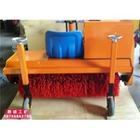 漳州汽油座駕式人造草坪梳草機 手推滾刷式足球場刷草刷砂機